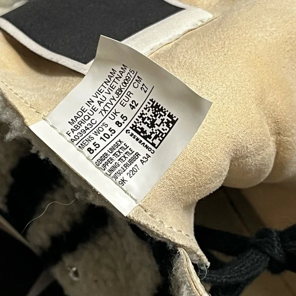 Rick Owens x Converse Black and White High-Top Sneakers - Picture 7 of 10